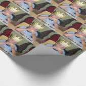 Cadeaupapier met eigen foto ラッピングペーパー (角)