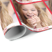 cadeaupapier met foto en tekst ラッピングペーパー (ロールコーナー)