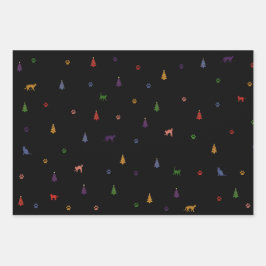 Cadeaupapier Vellen Se, cat, Christmas ラッピングペーパーシート
