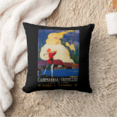 CadenabbiaTremezzoのヴィンテージPosterEurope クッション (ブランケット)