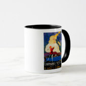 CadenabbiaTremezzoヴィンテージポスターヨーロッパ マグカップ (正面右)