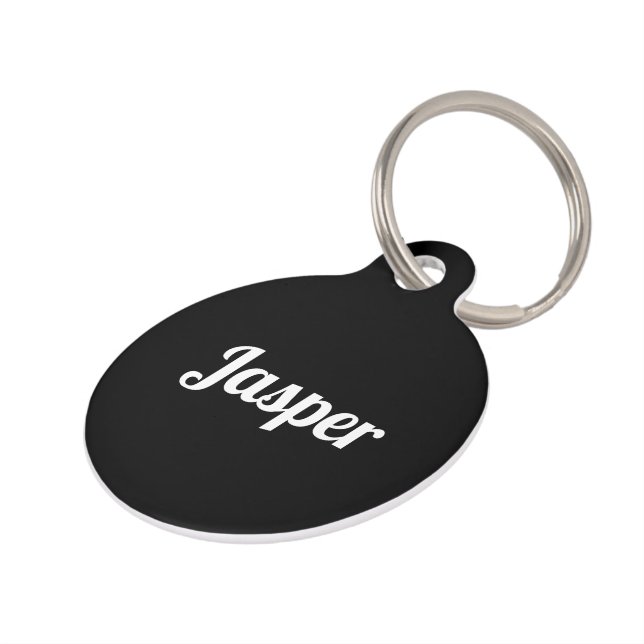 Cadenita personalizada ペット　ネームタグ (側面)