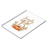 Caderno Ação de Graças ノートブック (左側)