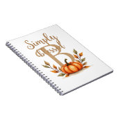 Caderno Ação de Graças ノートブック (右側)