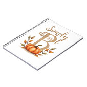 Caderno Ação de Graças ノートブック (左側)
