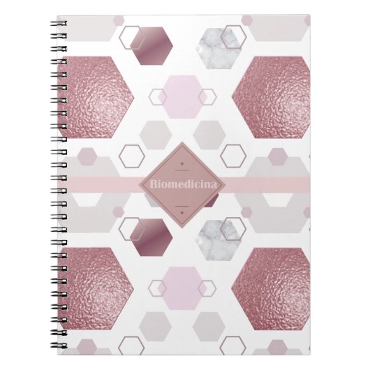 Caderno Biomedicina Luxury ノートブック (正面)