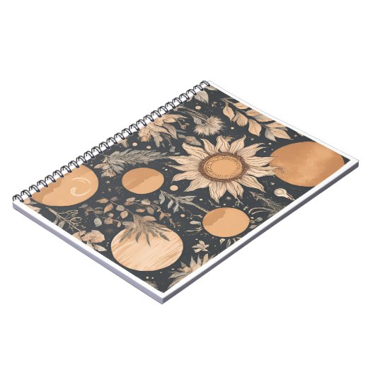 Caderno boho chic ノートブック (左側)