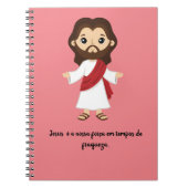 caderno com frases de jesus ノートブック (正面)