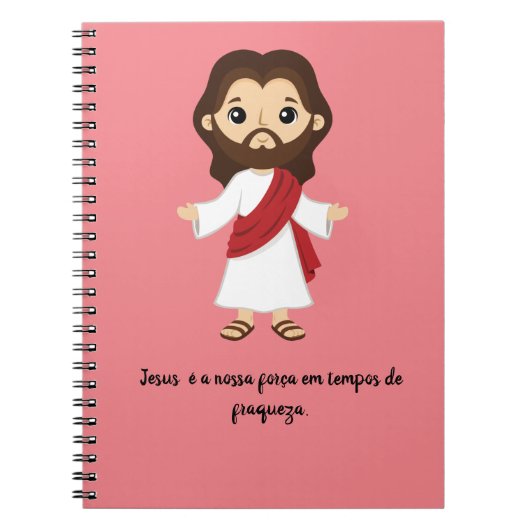 caderno com frases de jesus ノートブック (正面)