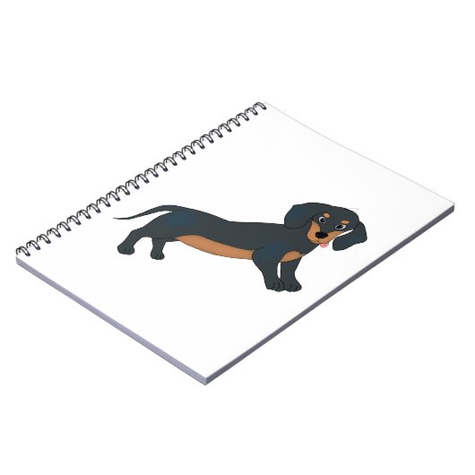 Caderno Dachshund ノートブック (左側)