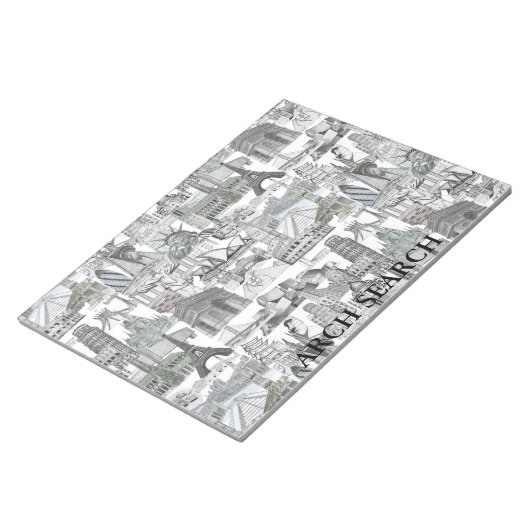 Caderno de Notas Mural Arch Search ノートパッド (アングル)