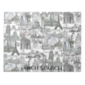 Caderno de Notas Mural Arch Search ノートパッド (正面)