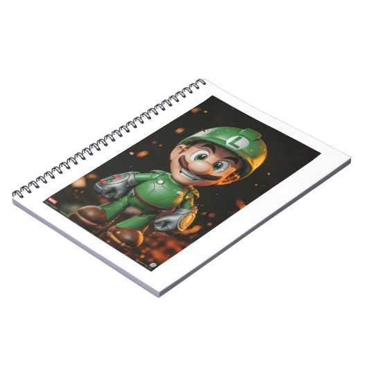 Caderno do Super Mario  ノートブック (左側)
