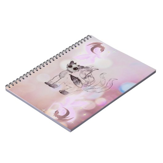Caderno Dragão Mágico com Capa Fantástica – Ideal  ノートブック (左側)