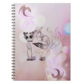 Caderno Dragão Mágico com Capa Fantástica – Ideal ノートブック (正面)