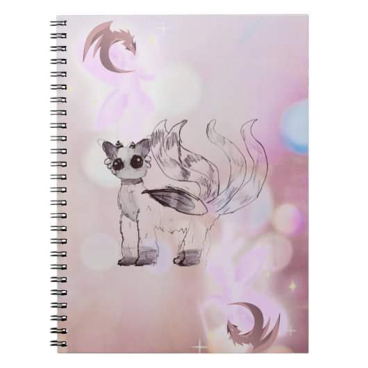 Caderno Dragão Mágico com Capa Fantástica – Ideal  ノートブック (正面)