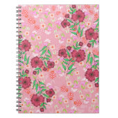 Caderno Espiral com Flores e joaninhas ノートブック (正面)