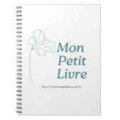 Caderno Espiral com Foto ノートブック (正面)