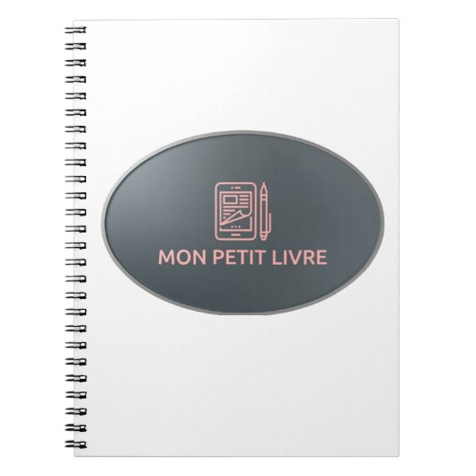 Caderno Espiral com Foto ノートブック (正面)