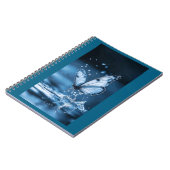 caderno espiral com foto borboleta ノートブック (左側)
