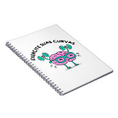 Caderno Espiral com Foto Exercite Suas Curvas ノートブック (右側)