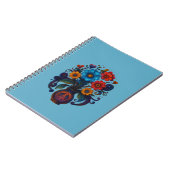 Caderno Espiral com Foto flores  ノートブック (左側)