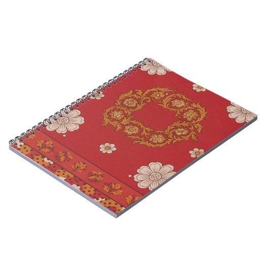 Caderno Espiral com Foto red ノートブック (左側)