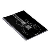 Caderno Espiral com guitarra ノートブック (右側)