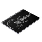 Caderno Espiral com guitarra ノートブック (左側)