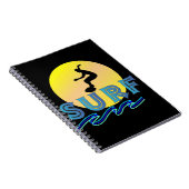 caderno espiral com tema surf ノートブック (右側)