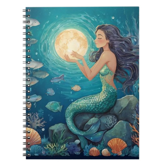caderno espiral “Encanto da Sereia” ノートブック (正面)