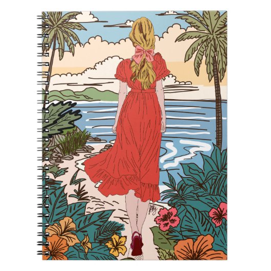 Caderno Espiral Moça ノートブック (正面)