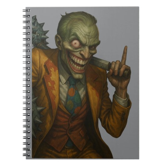 CADERNO ESPIRAL PALHAÇO ノートブック (正面)