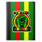 caderno espiral Powerful Reggae ノートブック (正面)