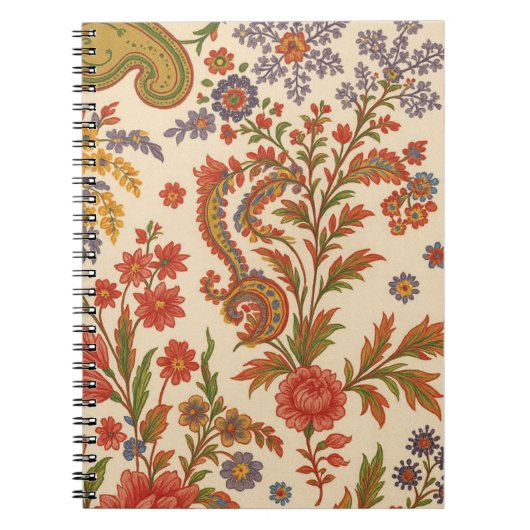 Caderno Flores de Zínnia em artes ノートブック (正面)