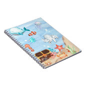 Caderno Fundo do Mar Meninos ノートブック (右側)
