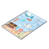 Caderno Fundo do Mar Meninos ノートブック (左側)