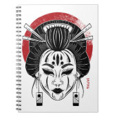 Caderno Gueixa/ notebook gueixa/ japão  ノートブック (正面)