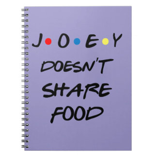 Caderno Joey Doesn't Share Food ノートブック
