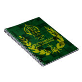 Caderno Keep Clam and Monarquia Parlamentarista ノートブック (右側)