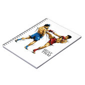 Caderno Muay Thai / Thai Boxing ノートブック (左側)