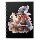 Caderno (Notebook) Halloween Steampunk ノートブック (正面)