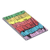 caderno para presente, caderno com cores vibrantes ノートブック (右側)
