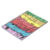 caderno para presente, caderno com cores vibrantes ノートブック (左側)