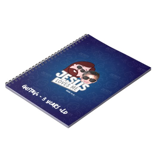 Caderno personalizado com a foto da criansa ノートブック (左側)