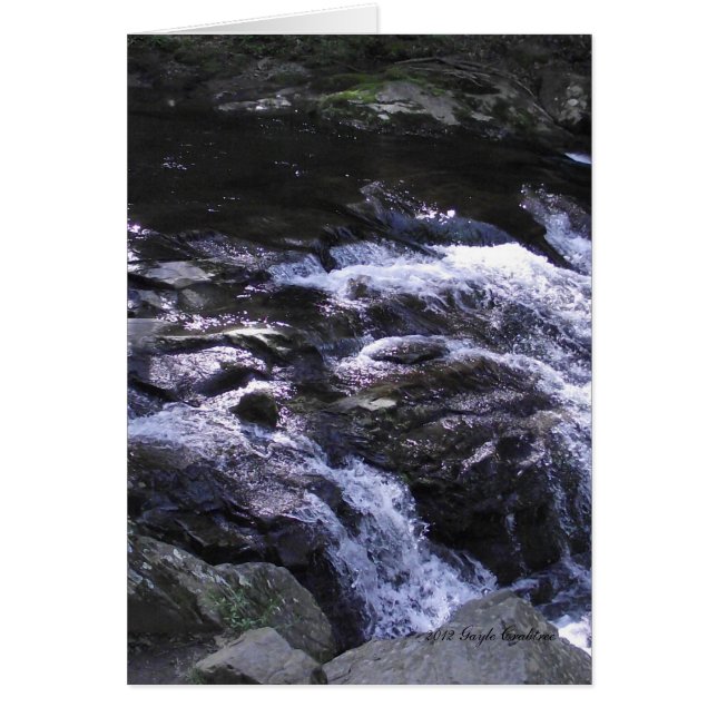 Cadesの入江山の流れ (正面)