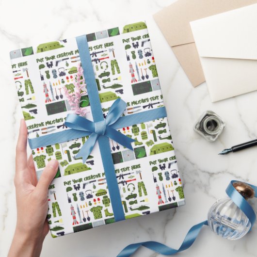 Cadet Collection Military Wrapping Paper ラッピングペーパー (ギフト)
