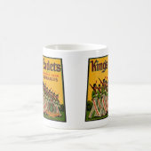 Cadets Asparagus Label王の コーヒーマグカップ (中央)