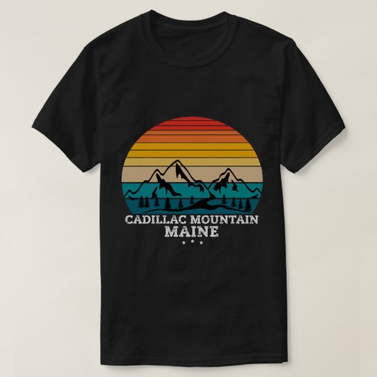 CADILLAC MOUNTAIN MAINE Tシャツ (デザイン正面)