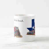 Cadillac Ranch、テキサス州の地図柄、マグカップ コーヒーマグカップ (中央)